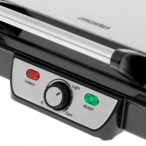 Mesko | MS 3050 | Grill | Contact grill | 1800 W | Black/Stainless steel - 4